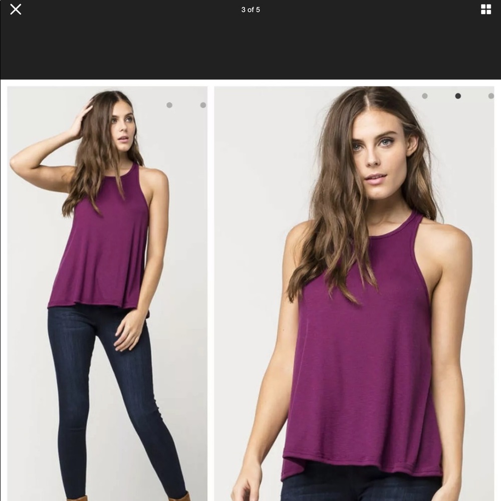 🌑🌘 NWT Free people Long Beach racer back tank